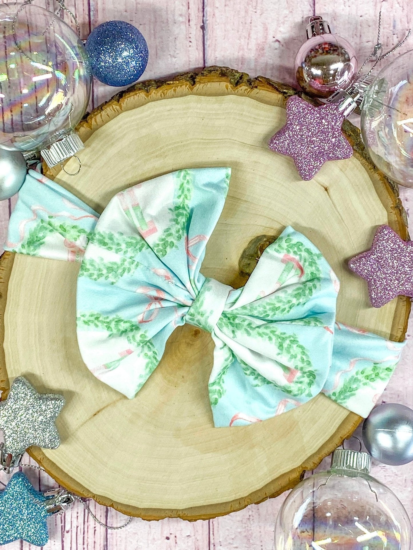 Nutcracker Print Bow Headband