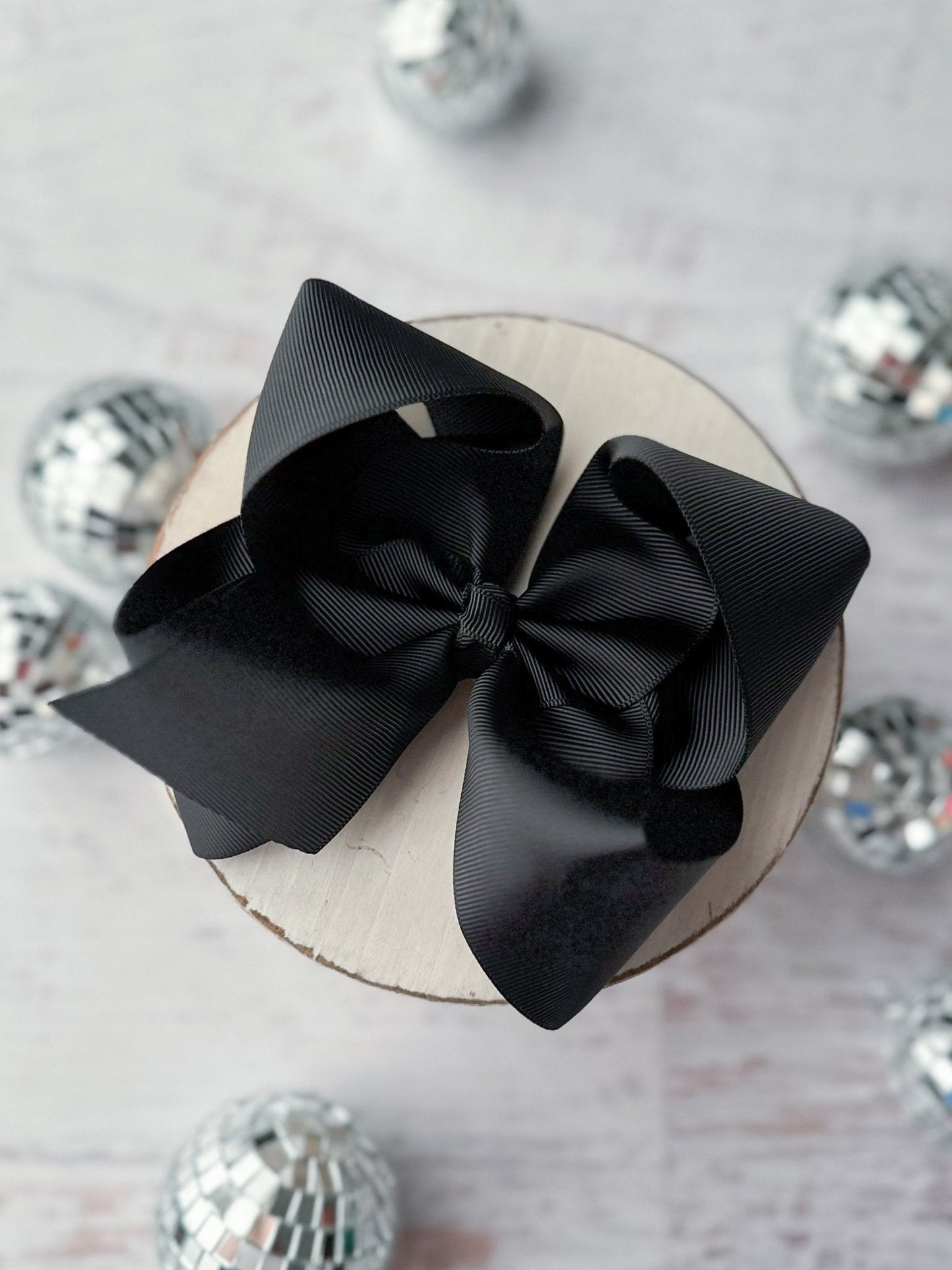 Oversize Grosgrain Hair Bow - Alligator Clip - 5.5"