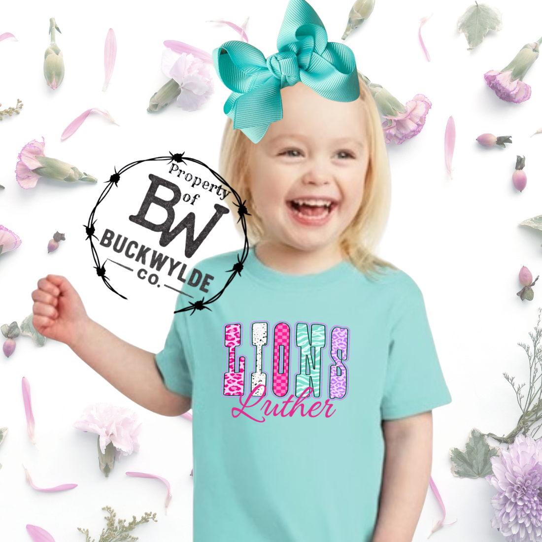 PASTEL PRIDE LUTHER LIONS YOUTH TEE