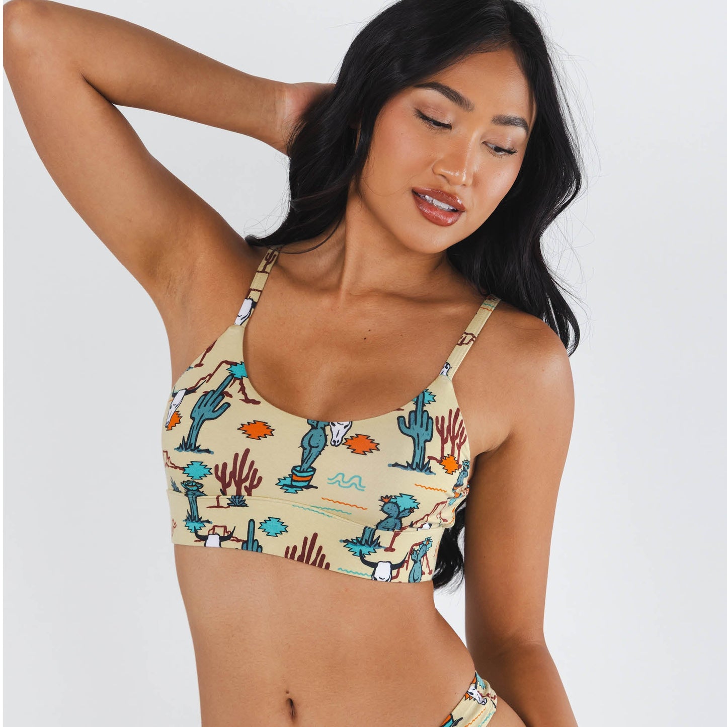 The Mirage | Western Cactus Boob Hammock™ Scoop Bralette