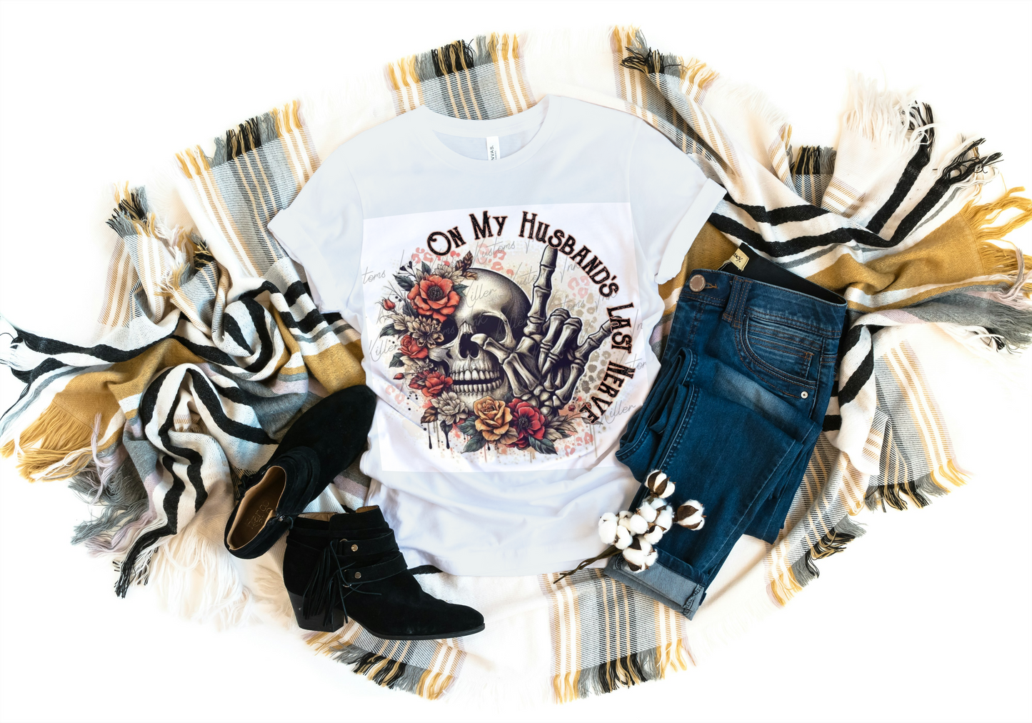 On My Husband's Last Nerve T-shirt