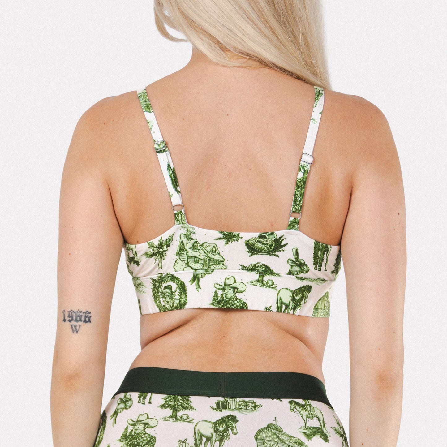 The Western Wonderland | Western Toile Boob Hammock™ Scoop Bralette