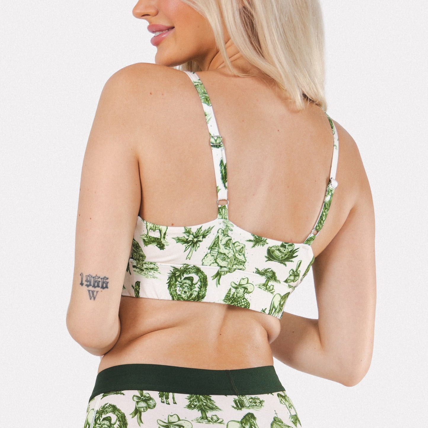 The Western Wonderland | Western Toile Boob Hammock™ Scoop Bralette