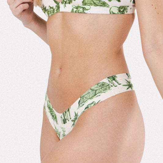 The Western Wonderland | Western Toile Seamless Thong