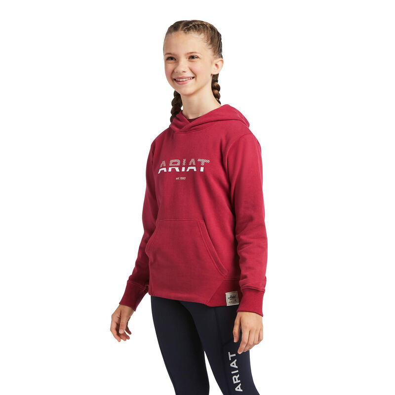 Girls Ariat Red Bud Hoodie