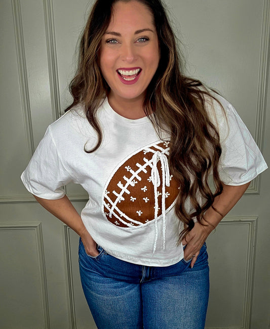 Victory Bows Cropped Top