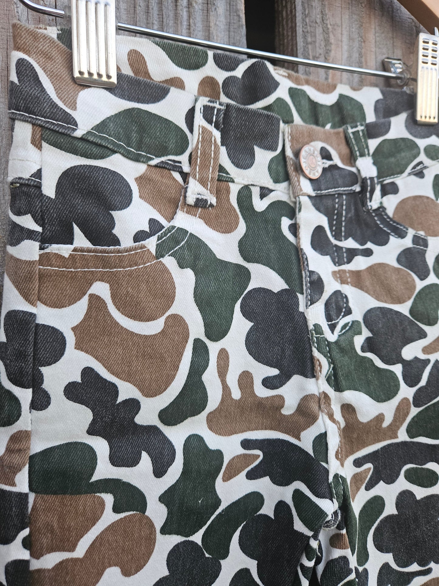 Boys Camo Denim Pant
