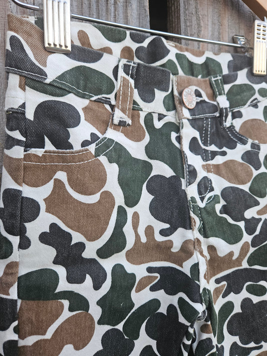 Boys Camo Denim Pant