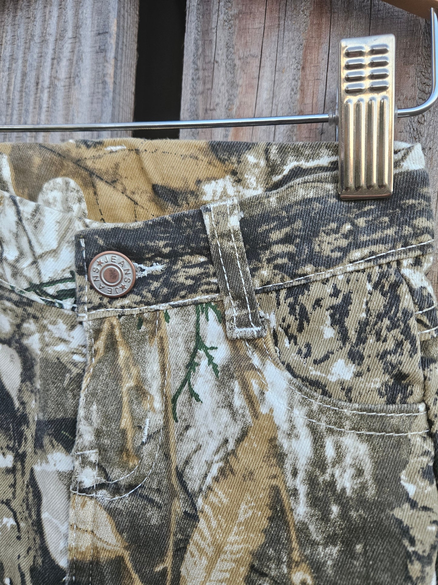 Boys Mossy Oak Inspired Denim Pant