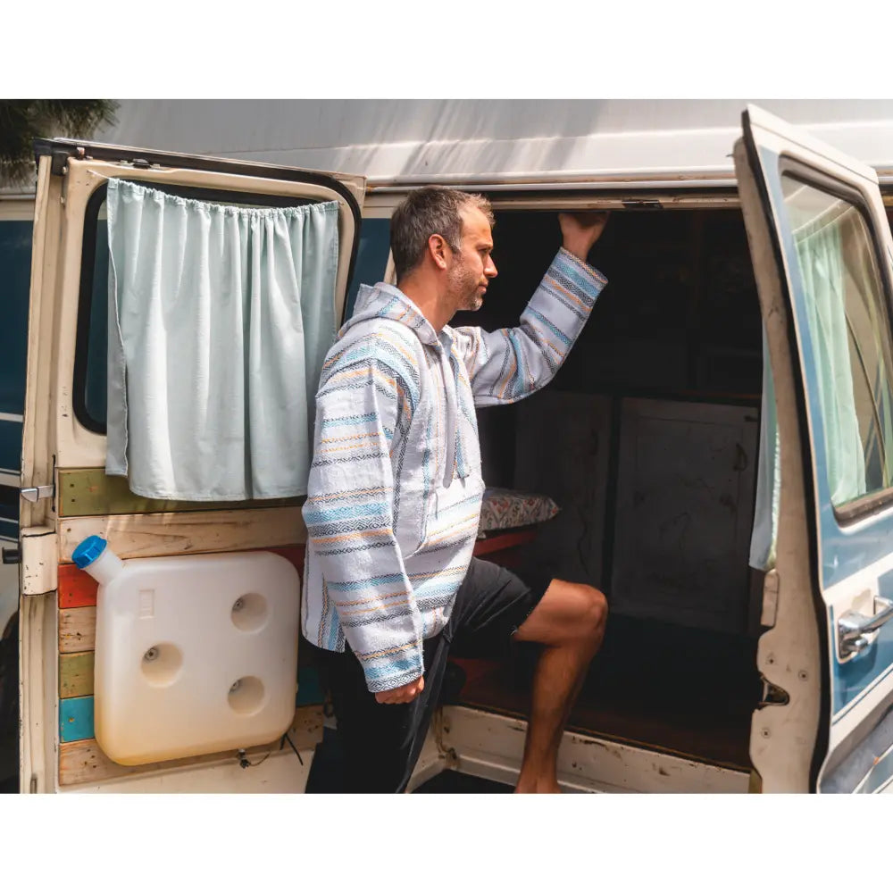 Baja Hoodie Mexican Pullover Sweater - Diamante