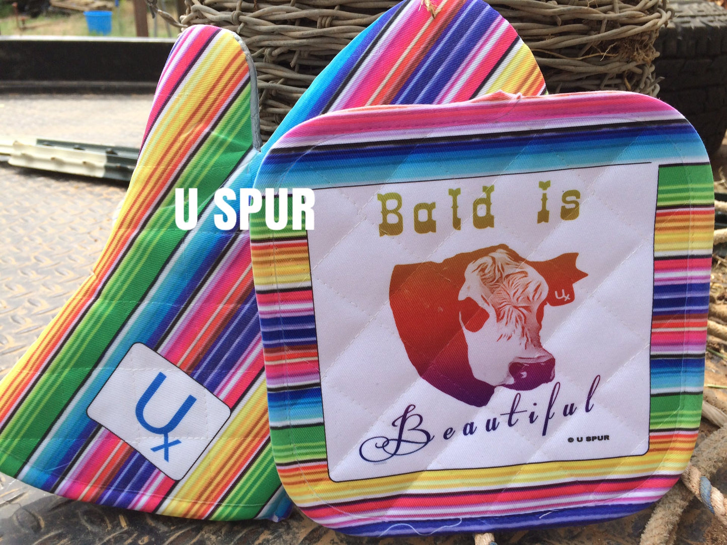 Hot Pad/Oven Mitt Set