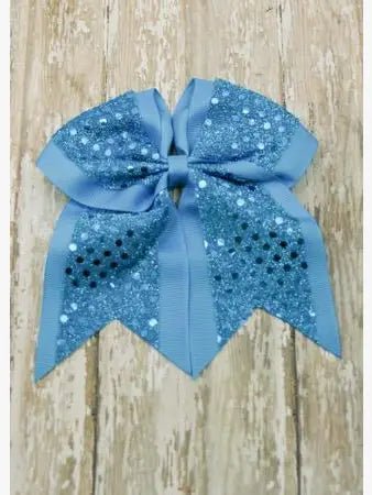 Sequin Cheer Hair Bows