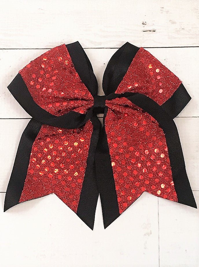 Sequin School Spirit Cheer Bow - Pony-O