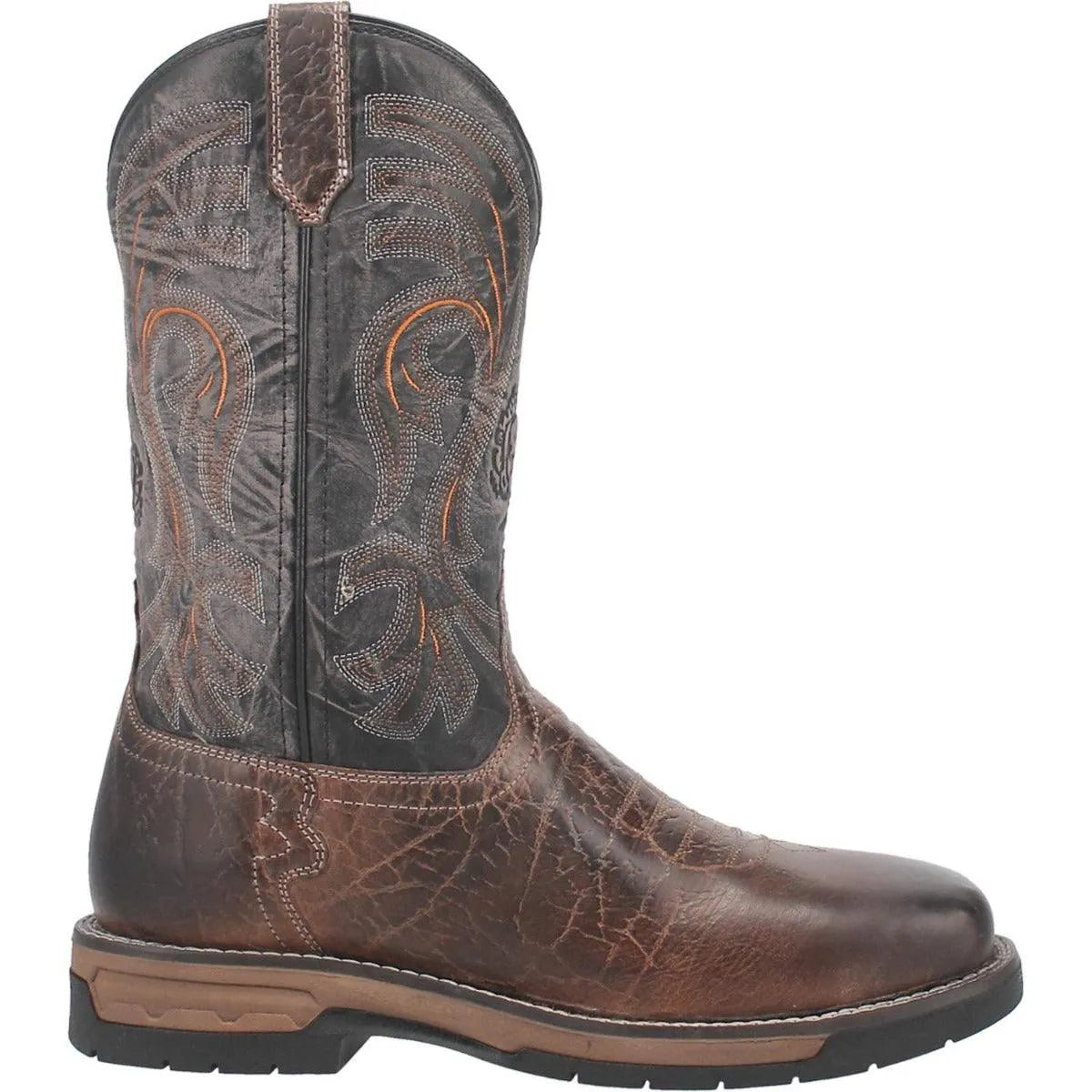 Laredo Hawke (Safety Toe) - Men's Leather Cowboy Work Boot (Closeout)