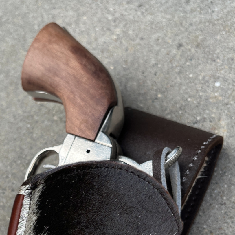 Hip Draw Western Holster | Real Cowhide - Speckled