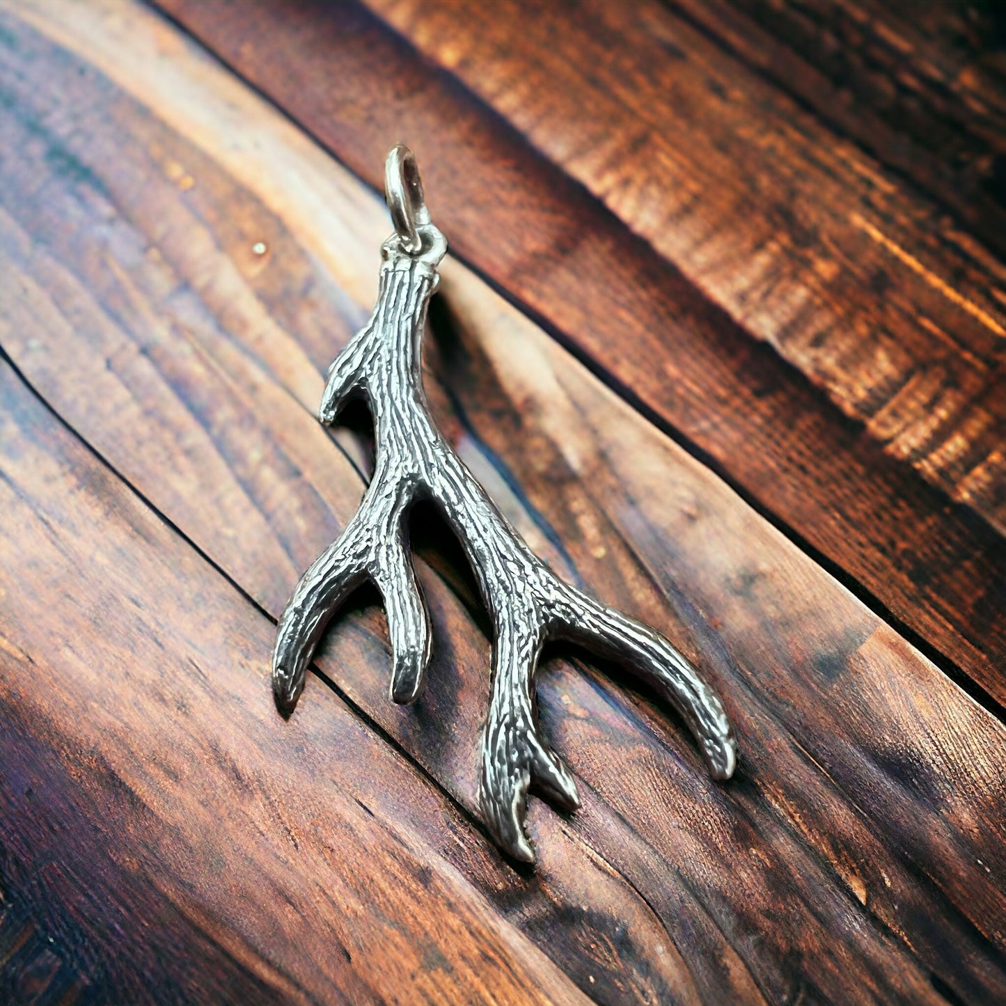 Sterling Antler charm/pendant