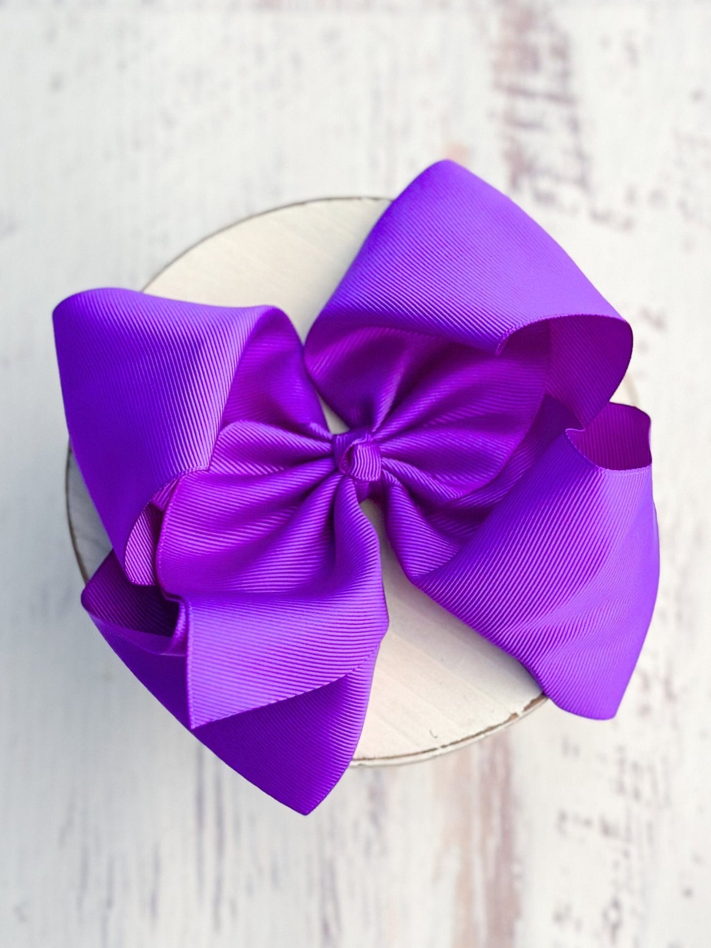 Texas Size Big Hair Bows - French Clip - 6.5" - 36 colors