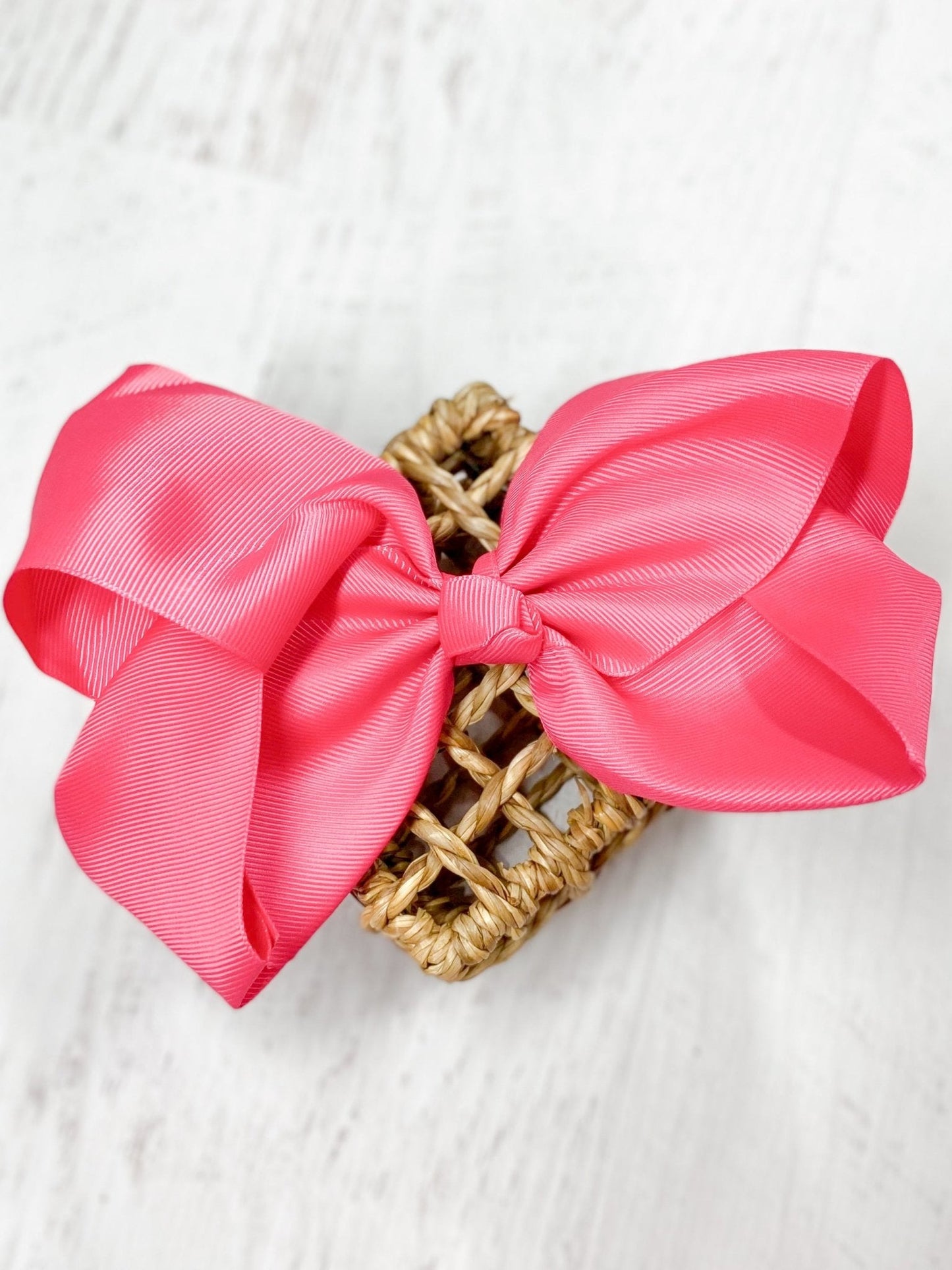 Texas Size Big Hair Bows - French Clip - 6.5" - 36 colors