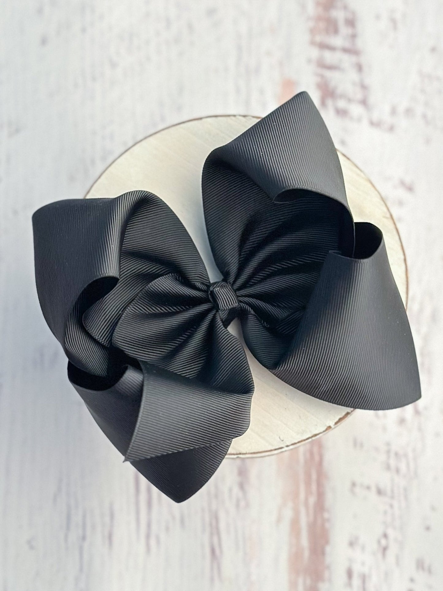 Texas Size Big Hair Bows - French Clip - 6.5" - 36 colors