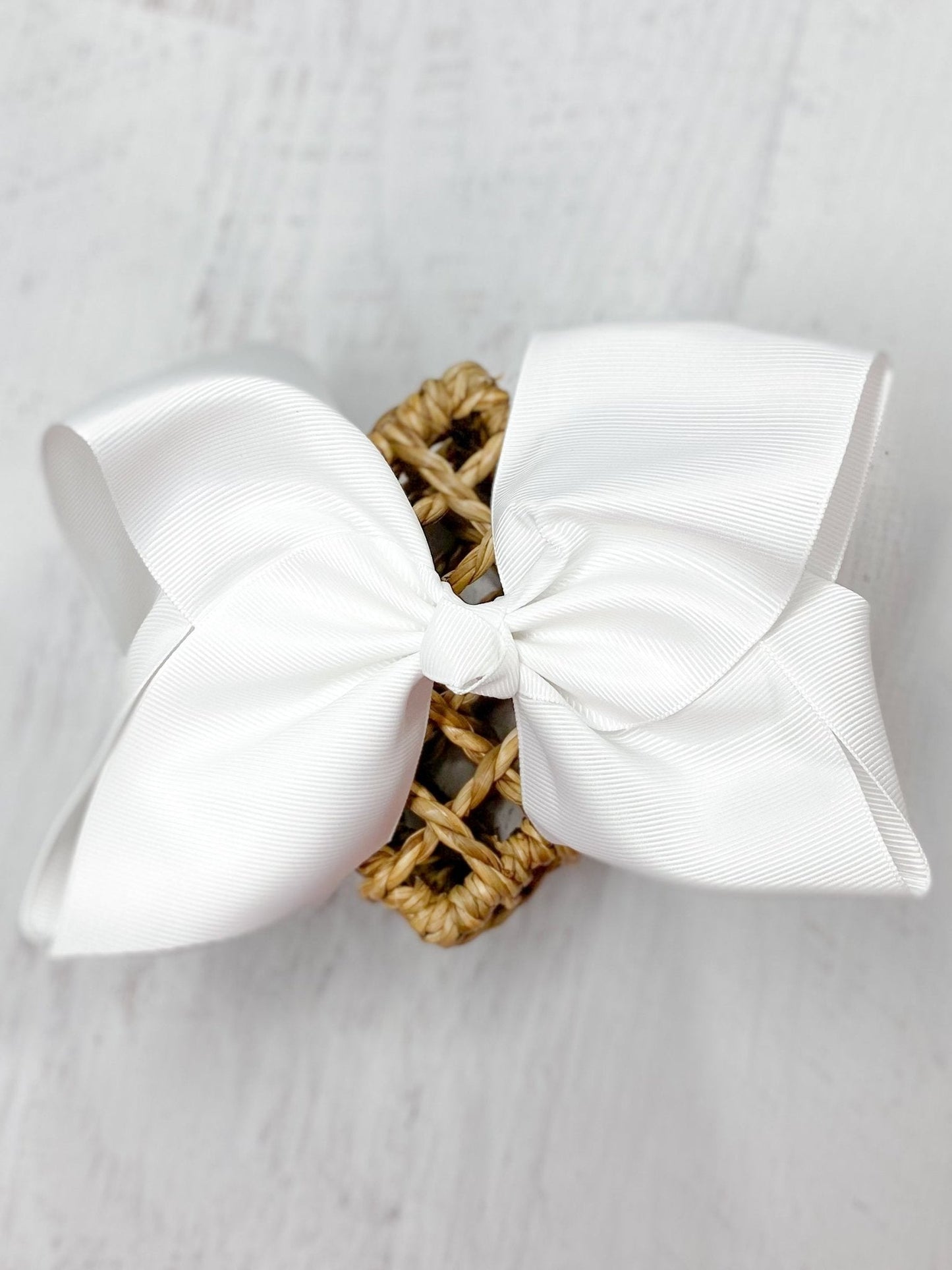 Texas Size Big Hair Bows - French Clip - 6.5" - 36 colors