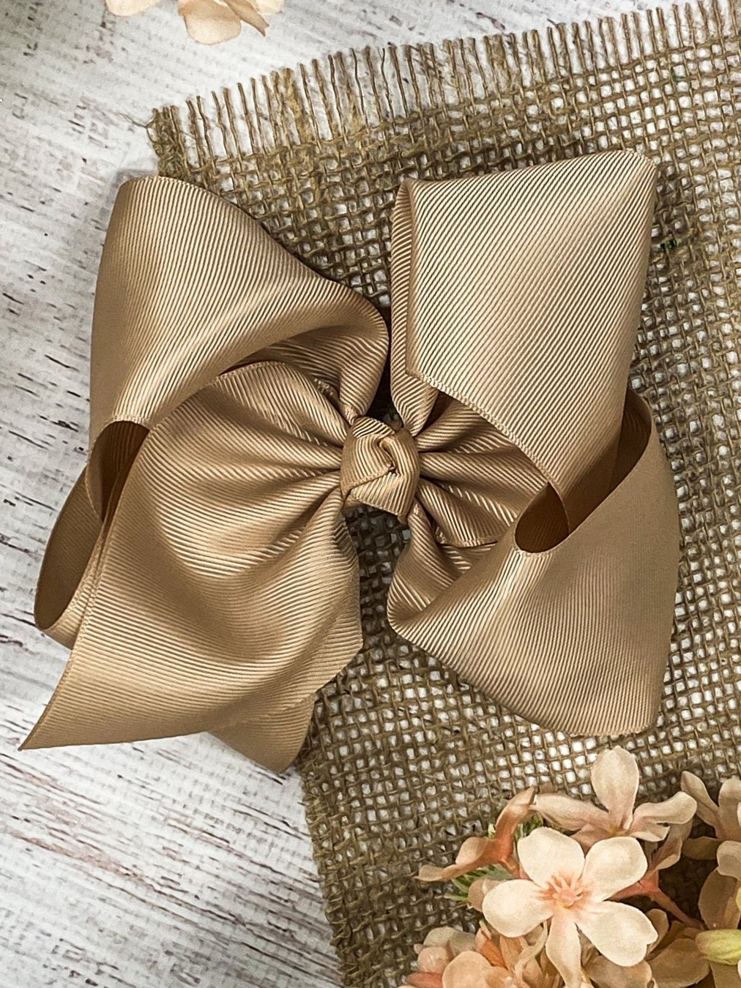 Texas Size Big Hair Bows - French Clip - 6.5" - 36 colors