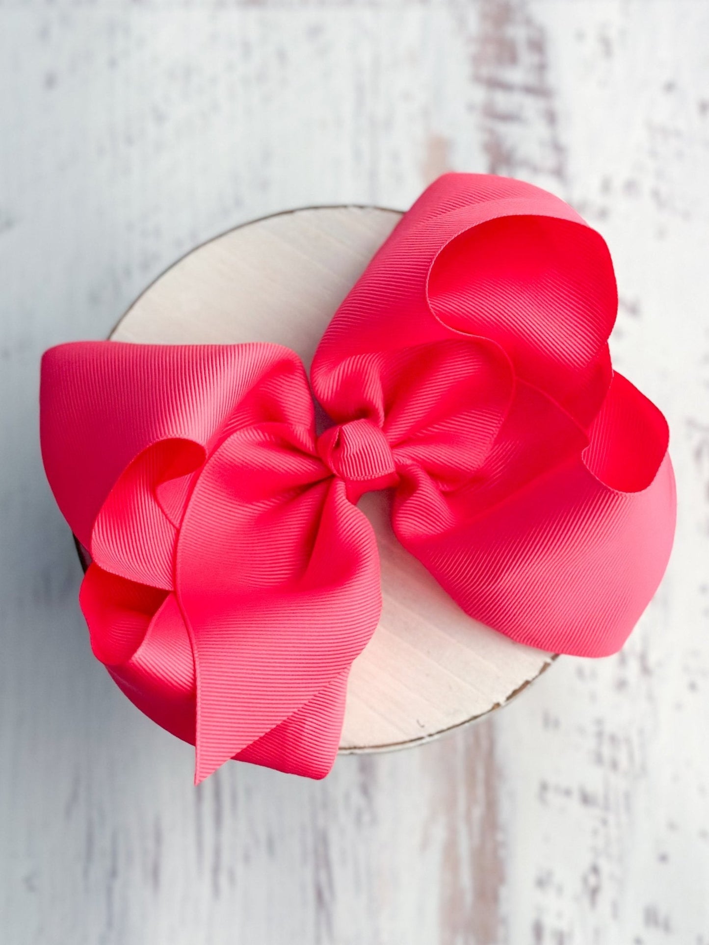 Texas Size Big Hair Bows - French Clip - 6.5" - 36 colors