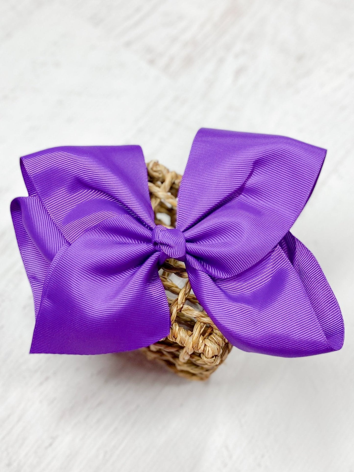 Texas Size Big Hair Bows - French Clip - 6.5" - 36 colors