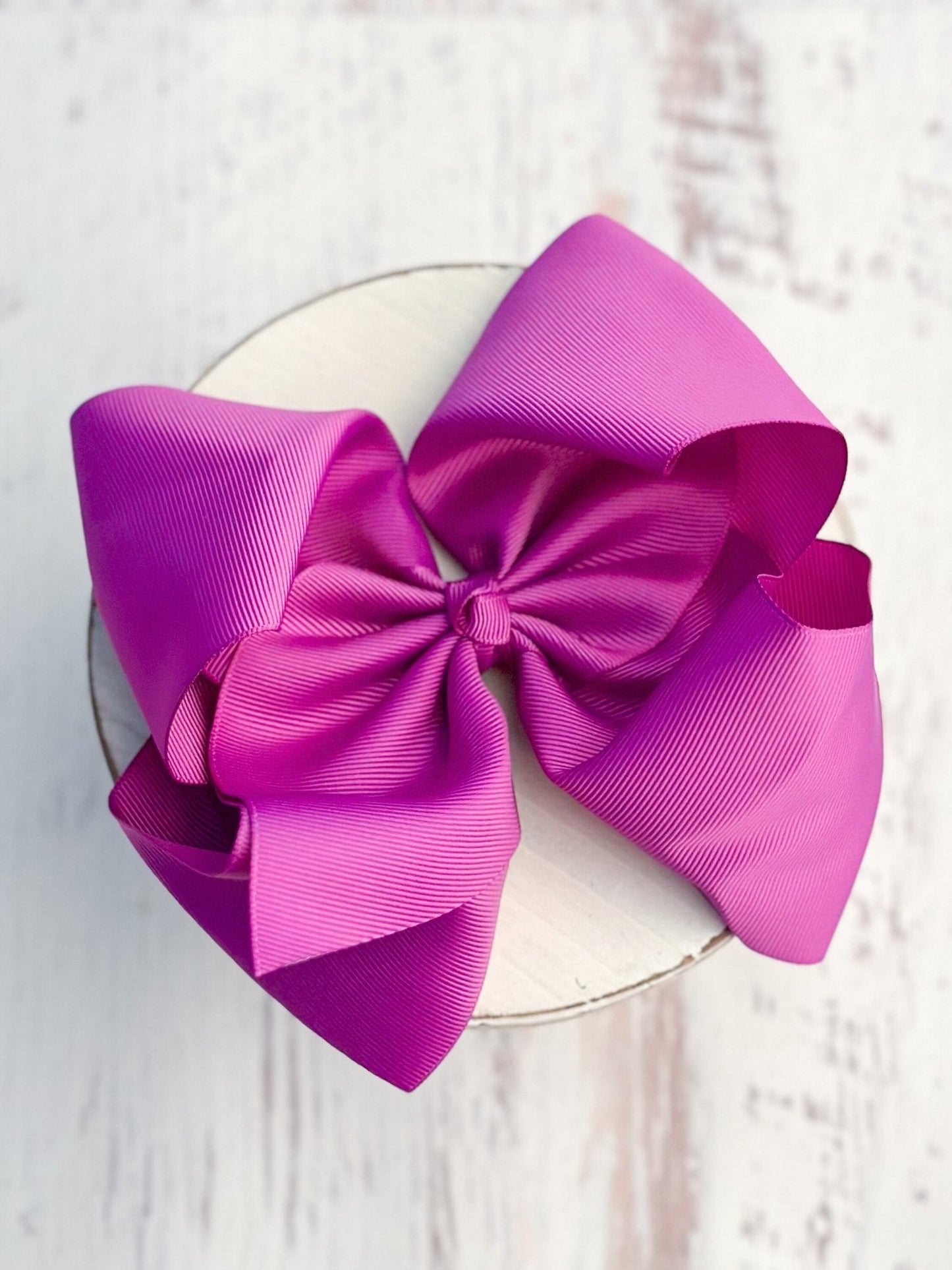 Texas Size Big Hair Bows - French Clip - 6.5" - 36 colors