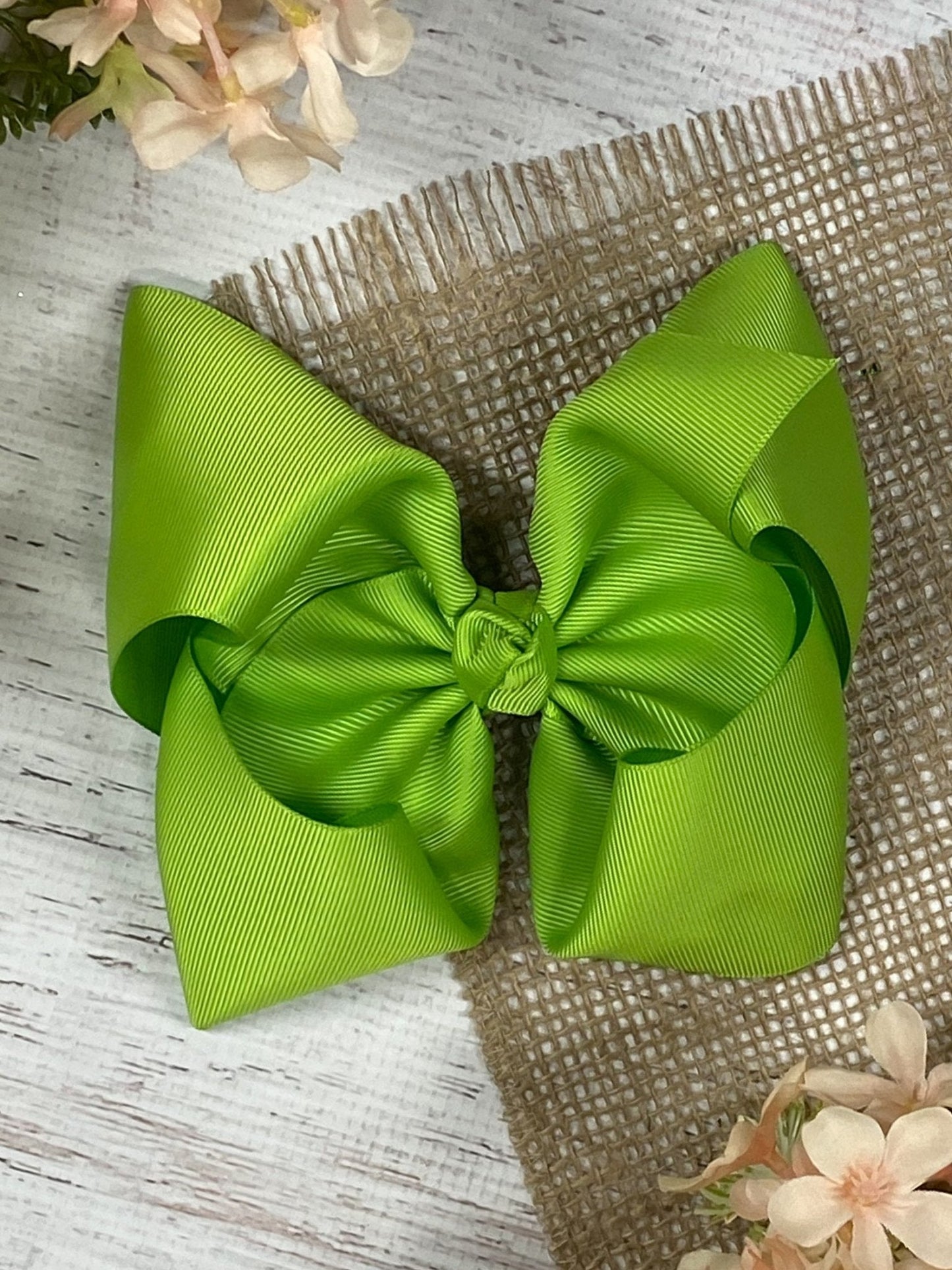 Texas Size Big Hair Bows - French Clip - 6.5" - 36 colors