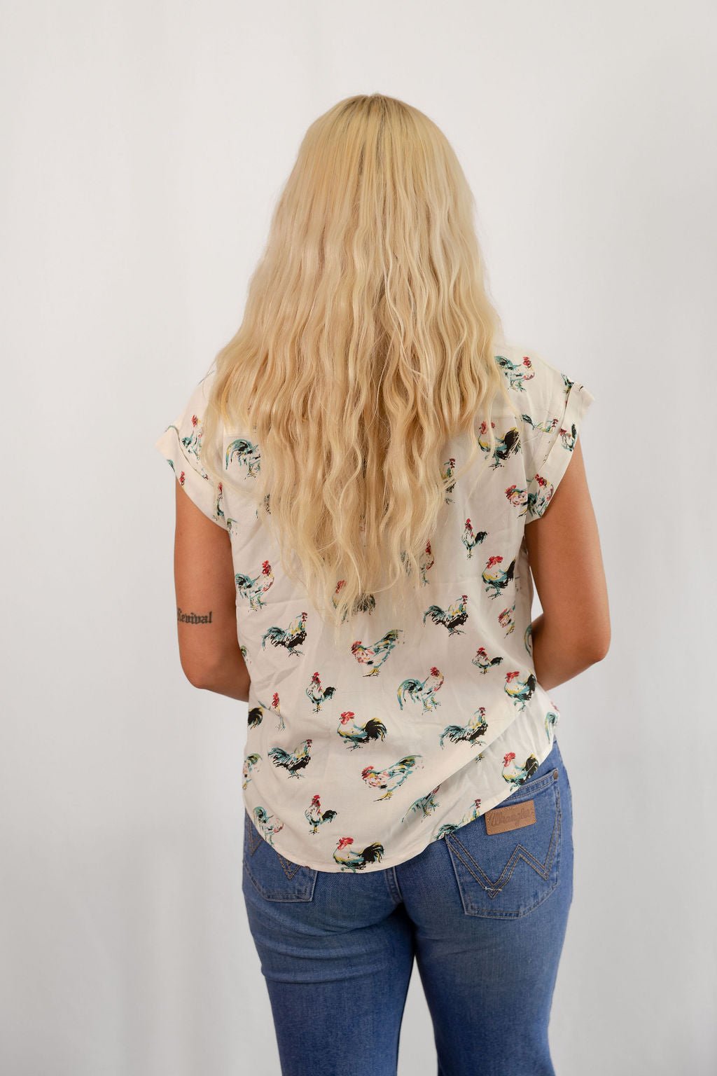 The OG Rooster Button Up Blouse