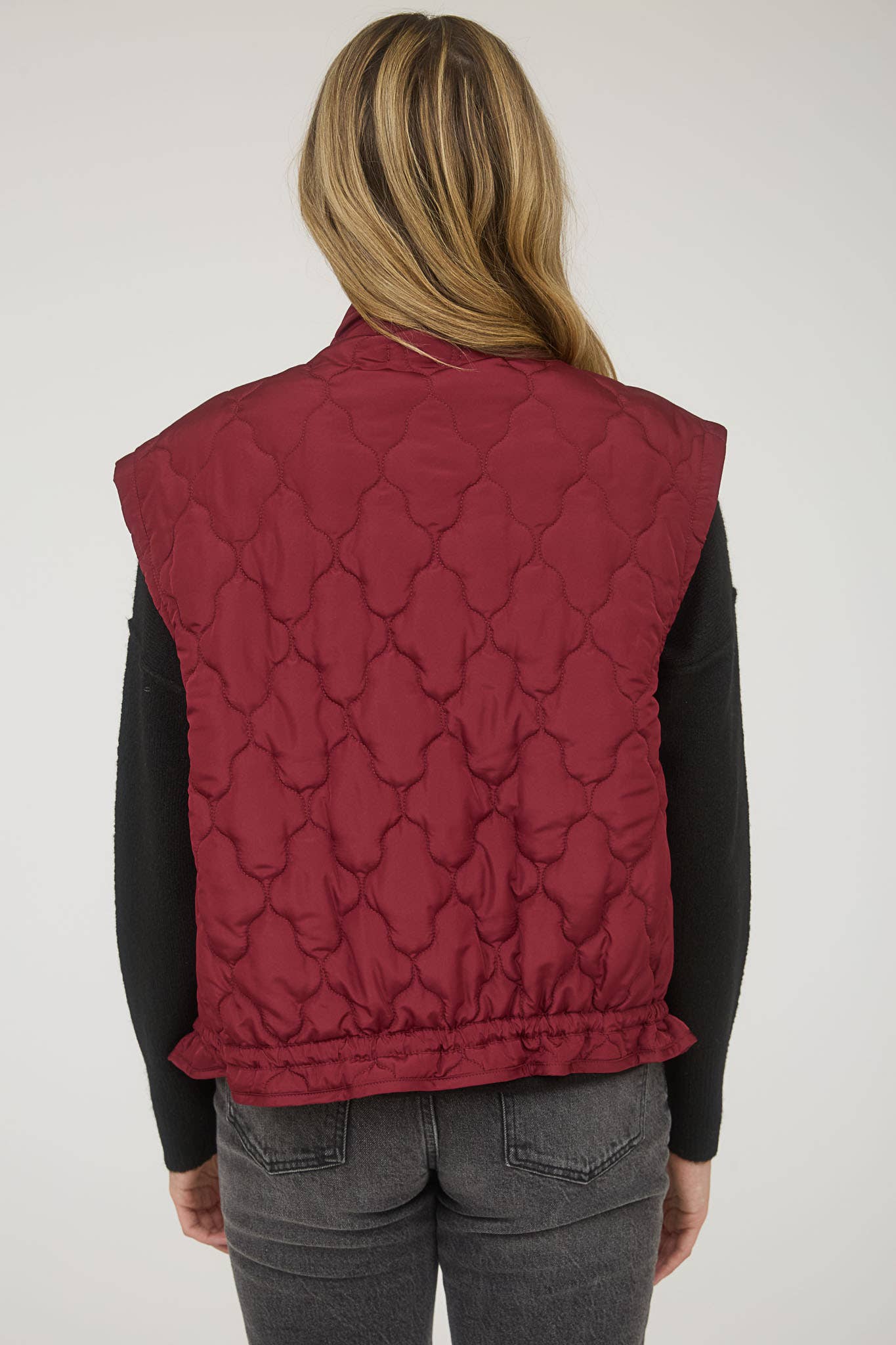 Tie Down Quilted Puffer Vest - 5 Colors!