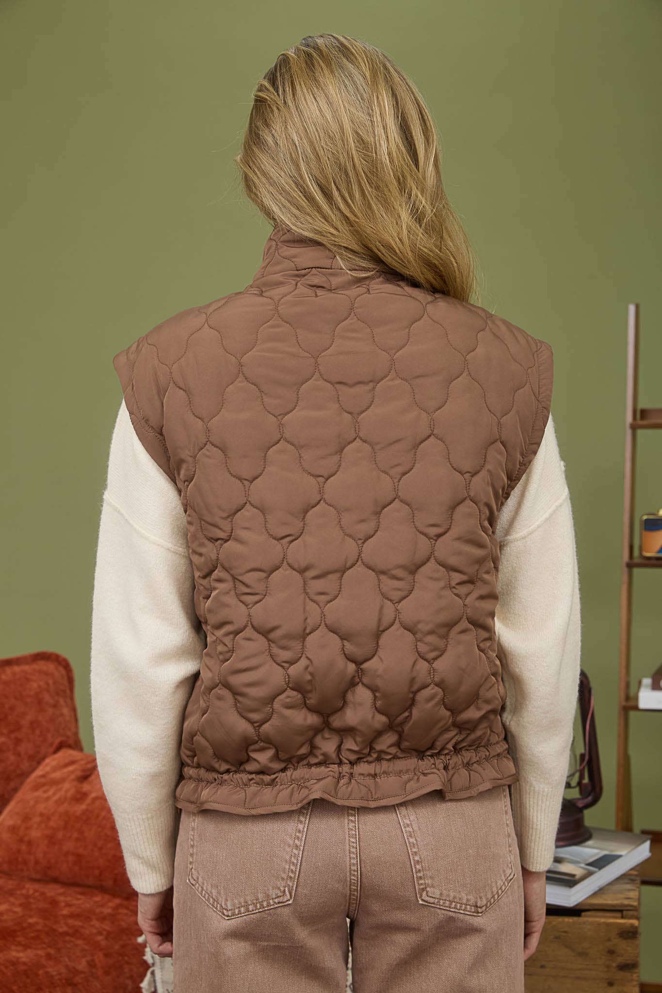 Tie Down Quilted Puffer Vest - 5 Colors!