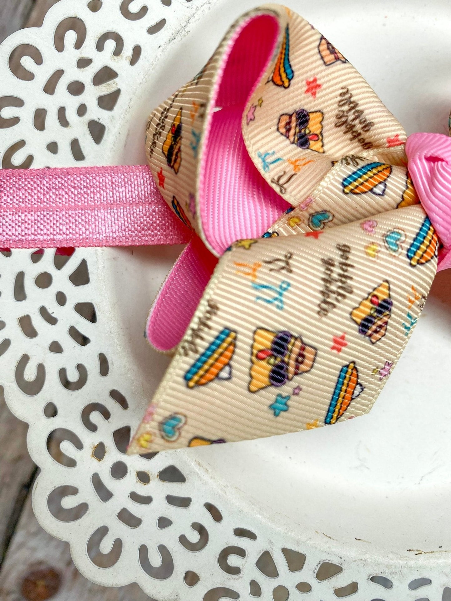 Trendy Turkey Double Layer Bow Headband