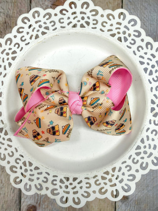 Trendy Turkey Double Layer Hair Bow