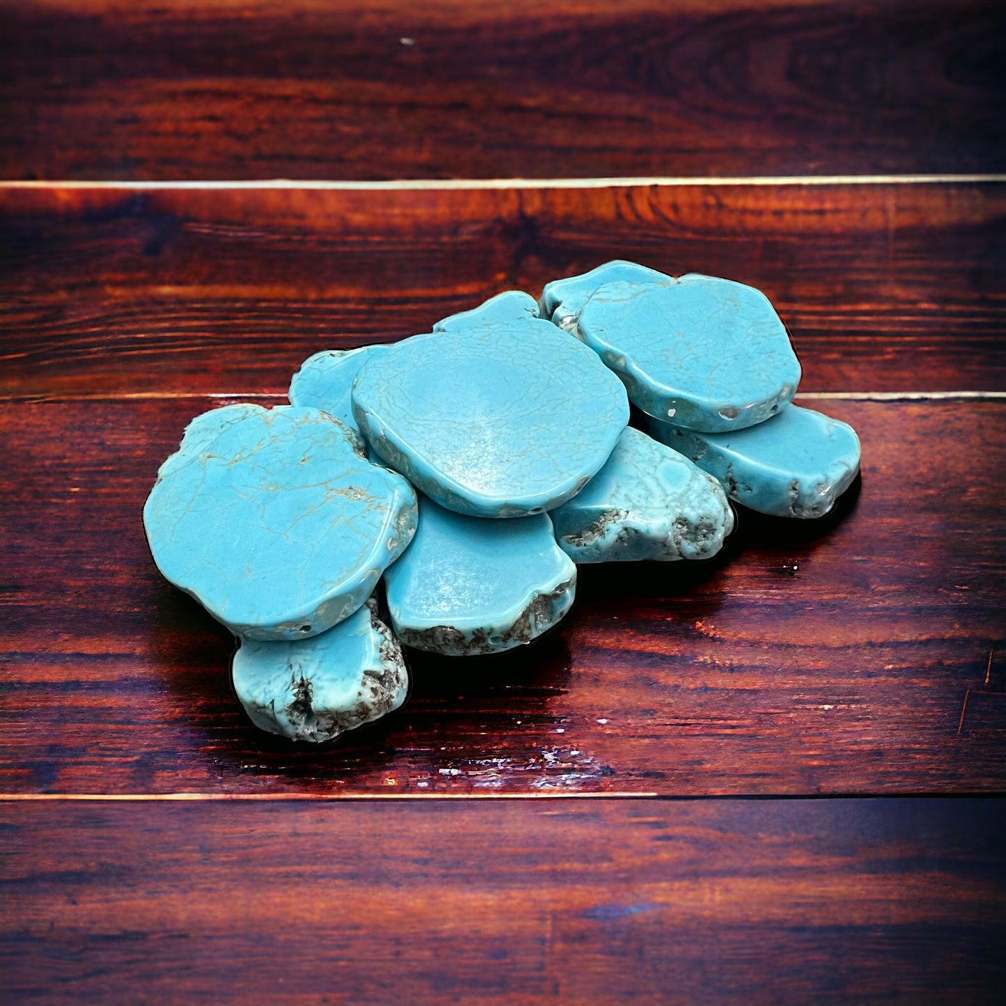 Turquoise Slab Belt Buckle - Medium Size