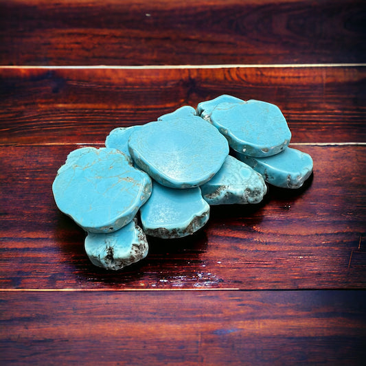 Turquoise Slab Belt Buckle - Medium Size