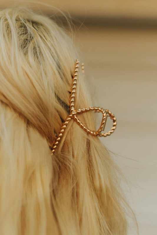 Twisted Rope Claw Hair Clip