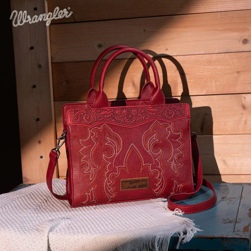 Wrangler Embroidered Tote/Crossbody