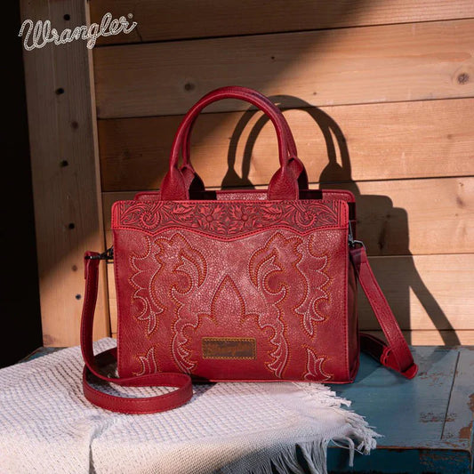 Wrangler Embroidered Tote/Crossbody