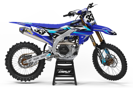 STRIDE BLUE Graphics Kit for Yamaha's